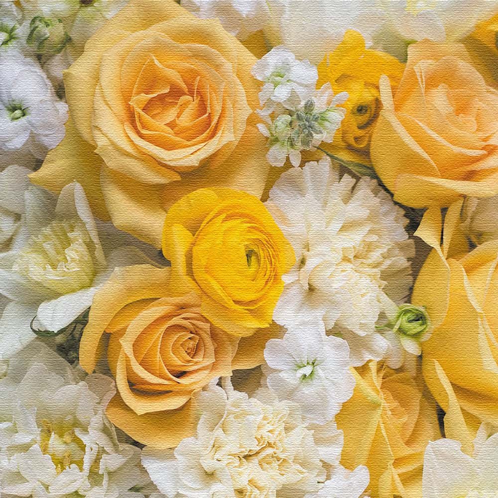 ⑧アートデリ ポスター パネル 花 100cm × 100cm 竹内陽子 日本製 軽量